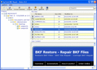 MS Backup Repair Tool screenshot